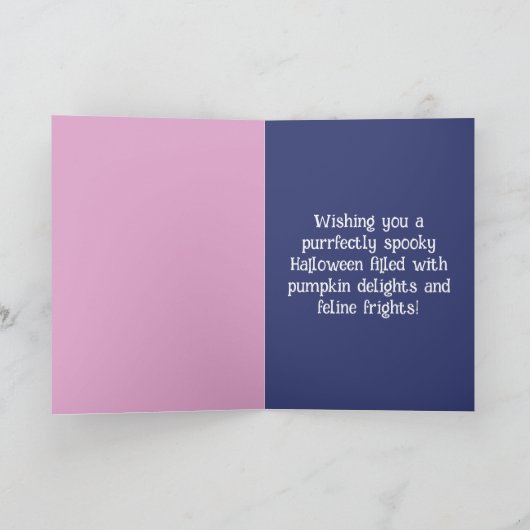 Trick or treat Halloween waterverf birman cat Kaart (Binnen)