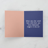 Trick or treat Halloween waterverf birman cat Kaart (Binnen)