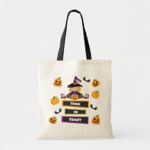 Trick or treat Halloween Witch Pumpkin