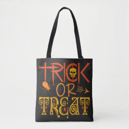 Trick or treat Halloween zakken Tote Bag