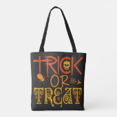 Trick or treat Halloween zakken Tote Bag (Achterkant)