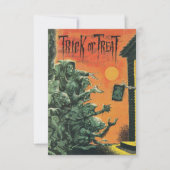  Trick or treat Halloween Zombie (Voorkant)