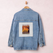 Trick Or Treat Halloween Zombies Grim Reaper Pompo Denim Jacket (Hangar)