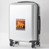 Trick Or Treat Halloween Zombies Grim Reaper Pompo Sticker (Koffer)