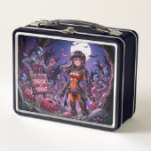 Trick or treat Halloween Zombies Uitdelen Brain (Voorkant)