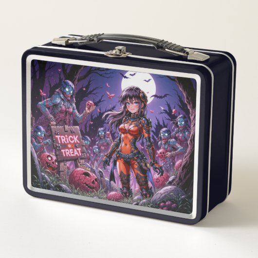 Trick or treat Halloween Zombies Uitdelen Brain (Voorkant)