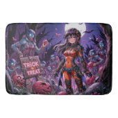 Trick or treat Halloween Zombies Uitdelen Brain Badmat (Voorkant)