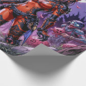 Trick or treat Halloween Zombies Uitdelen Brain Cadeaupapier (Hoek)