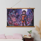 Trick or treat Halloween Zombies Uitdelen Brain Hangend Wandkleed (Slaapkamer)