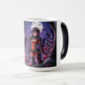 Trick or treat Halloween Zombies Uitdelen Brain Magische Mok (Voorkant rechts)