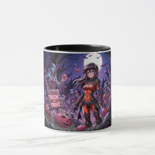 Trick or treat Halloween Zombies Uitdelen Brain Mok