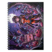 Trick or treat Halloween Zombies Uitdelen Brain Notitieboek (Voorkant)