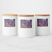 Trick or treat Halloween Zombies Uitdelen Brain Voedselcontainer Etiket (Flessen)