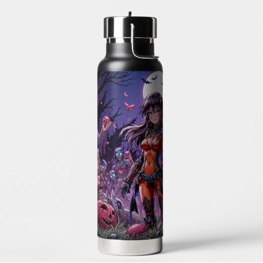 Trick or treat Halloween Zombies Uitdelen Brain Waterfles (Links)