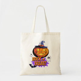 Trick or treat! Halloweenavond Tote Bag
