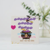 Trick-or-Treat Halloweenfeest voor Kinderen UITNOD Feestdagenkaart (Staand voorkant)