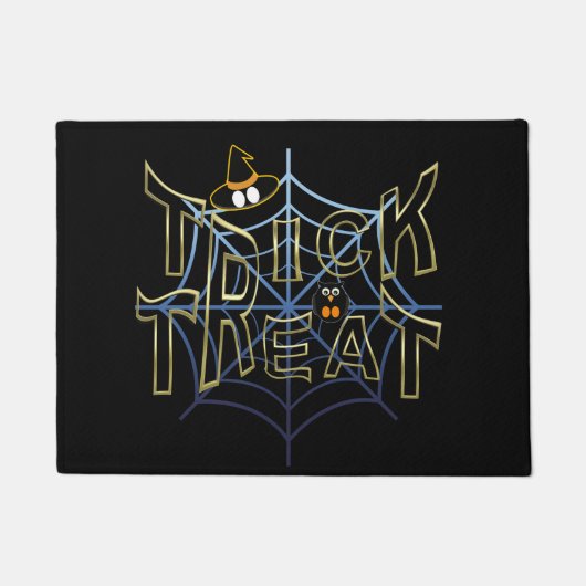 Trick-or-Treat-Haloween Deurmat (Voorkant)