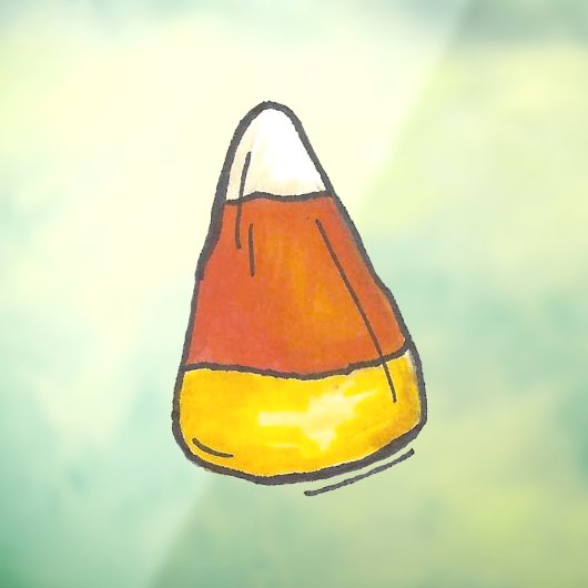 Trick or treat Happy Halloween Candy Corn Decor Raamsticker (Vel 3)