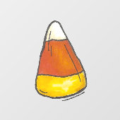 Trick or treat Happy Halloween Candy Corn Decor Raamsticker (Vel)