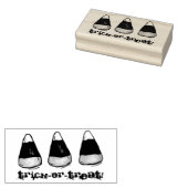 Trick or treat Happy Halloween Candy Corn Snoepjes Rubberstempel (Gestempeld)