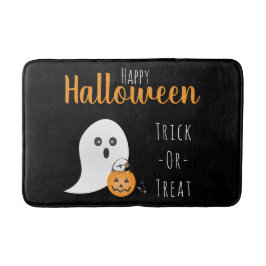 Trick or treat Happy Halloween Ghost Spooky Badmat