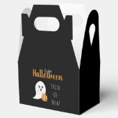 Trick or treat Happy Halloween Ghost Spooky Bedankdoosjes (Geopend)
