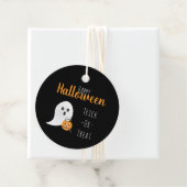 Trick or treat Happy Halloween Ghost Spooky Bedankjes Labels (In situ)