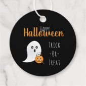 Trick or treat Happy Halloween Ghost Spooky Bedankjes Labels (Voorkant)