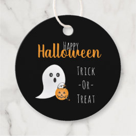 Trick or treat Happy Halloween Ghost Spooky Bedankjes Labels