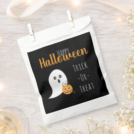Trick or treat Happy Halloween Ghost Spooky Bedankzakje