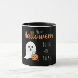 Trick or treat Happy Halloween Ghost Spooky Mok
