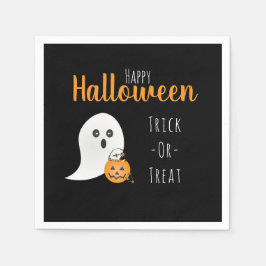 Trick or treat Happy Halloween Ghost Spooky Servet