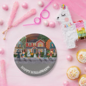 Trick or treat, Happy Halloween Papieren Bordje (Feest)