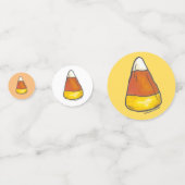 Trick or treat Happy Halloween Party Candy Corn Confetti (Achterkanten)