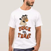 Trick or treat Happy Halloween Schattigee Hallowee T-shirt (Voorkant)