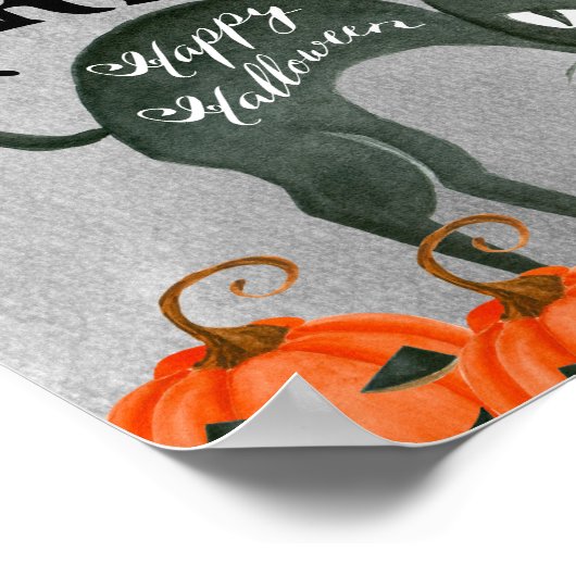 trick or treat happy halloween spin poster (Hoek)