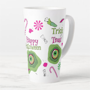Trick or treat Happy Halloween Sweet Death + Snoep Latte Mok