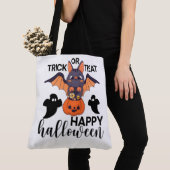 Trick or treat Happy Halloween Tote Bag (Dichtbij)