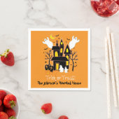 Trick or treat Haunted House Halloween Servet (Insitu)