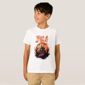 Trick or treat Haunted House Shirt (Voorkant volledig)