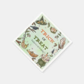 Trick or treat heks Halloween Verjaardag servetten (Hoek)