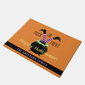 Trick or treat Heksenpoten in Pot Happy Halloween Deurmat (Schuin)