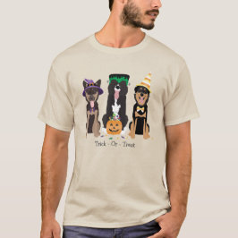 Trick or treat honden in Halloween Costumes T-shirt