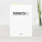 Trick or Treat | Horrende Clown Halloween Kaart (Achterkant)