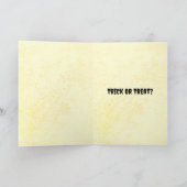 Trick or Treat | Horrende Clown Halloween Kaart (Binnen)