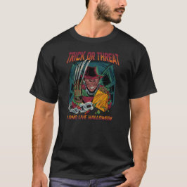 Trick Or Treat Horror Halloween Vintage Slasher T-shirt