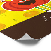 Trick or treat, ik heb honger poster (Hoek)
