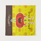Trick or treat, ik heb honger wandkleed (Voorkant (horizontaal))