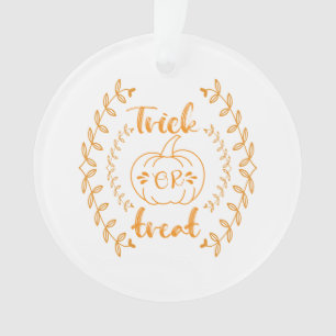 Trick or treat in planten lijst ornament