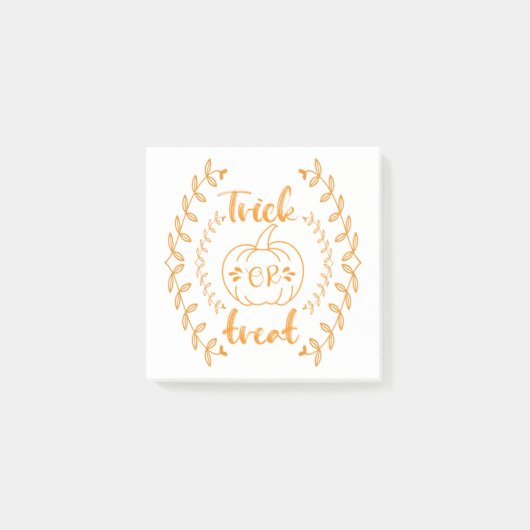 Trick or treat in planten lijst post-it® notes (Voorkant)